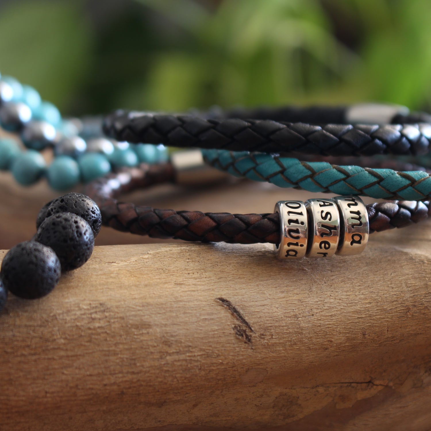 Handmade Leather & Beaded Bracelets Custom Jewelry – Simple Jewelz
