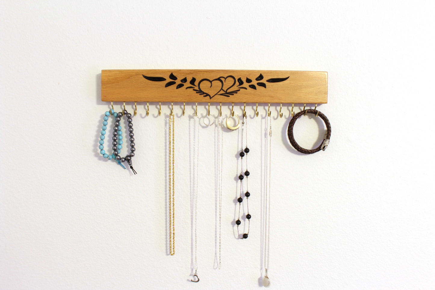 Jewelry Organizer wall mount engraved